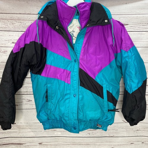 Vintage Womens M Downhill Ski Coat 