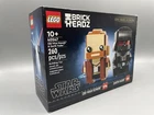 LEGO 40547 SET OF Obi-Wan Kenobi & Darth Vader STAR WARS Brickheadz, 260 pc, NIB
