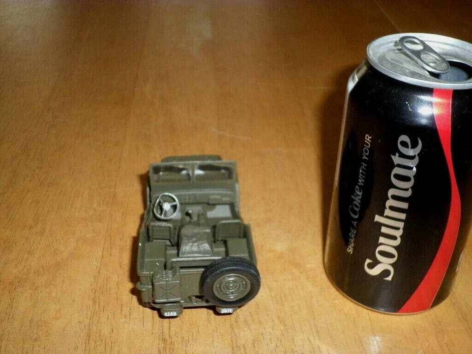 U.S. ARMY- JEEP WILLYS, [PULL BACK MOTORIZED] Die Cast Metal Toy Car, Scale 1/32 - Image 4 of 4