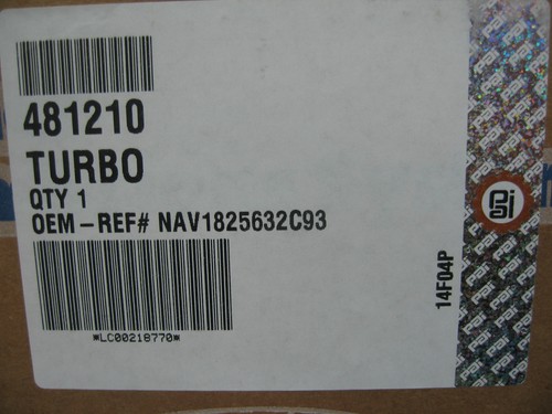 Turbo for International DT466 DT530. #481210 Ref.# BorgWarner 179079 1825632C93 - Picture 2 of 12