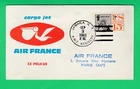 Air France Cargo Jet 1965 Le Pelican first flight cover New York Boeing 747 FFC