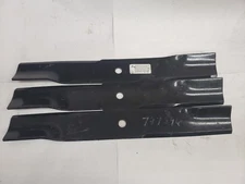 Qty-3 18-1/2" Genuine Excel/Hustler 797696 Mower Blade 54" Cut