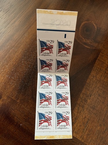 U.S. Booklet #196, 29 cent "I Pledge Allegiance", MNH, BK196 - Picture 3 of 5