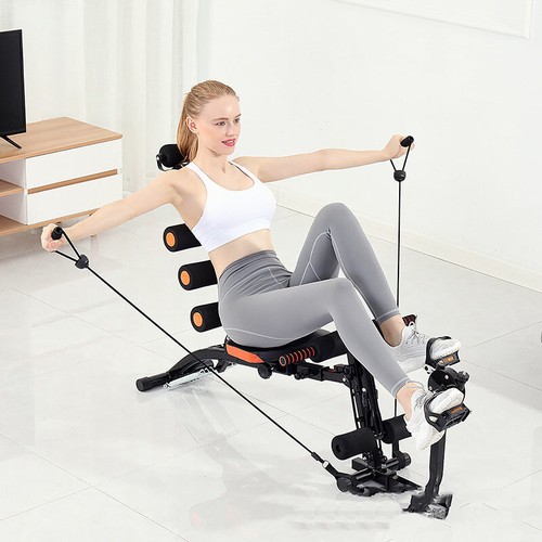 23 in 1 Home Gym Abdominal Machine Core Workout Equipment Foldable & Adjustable - Picture 3 of 14