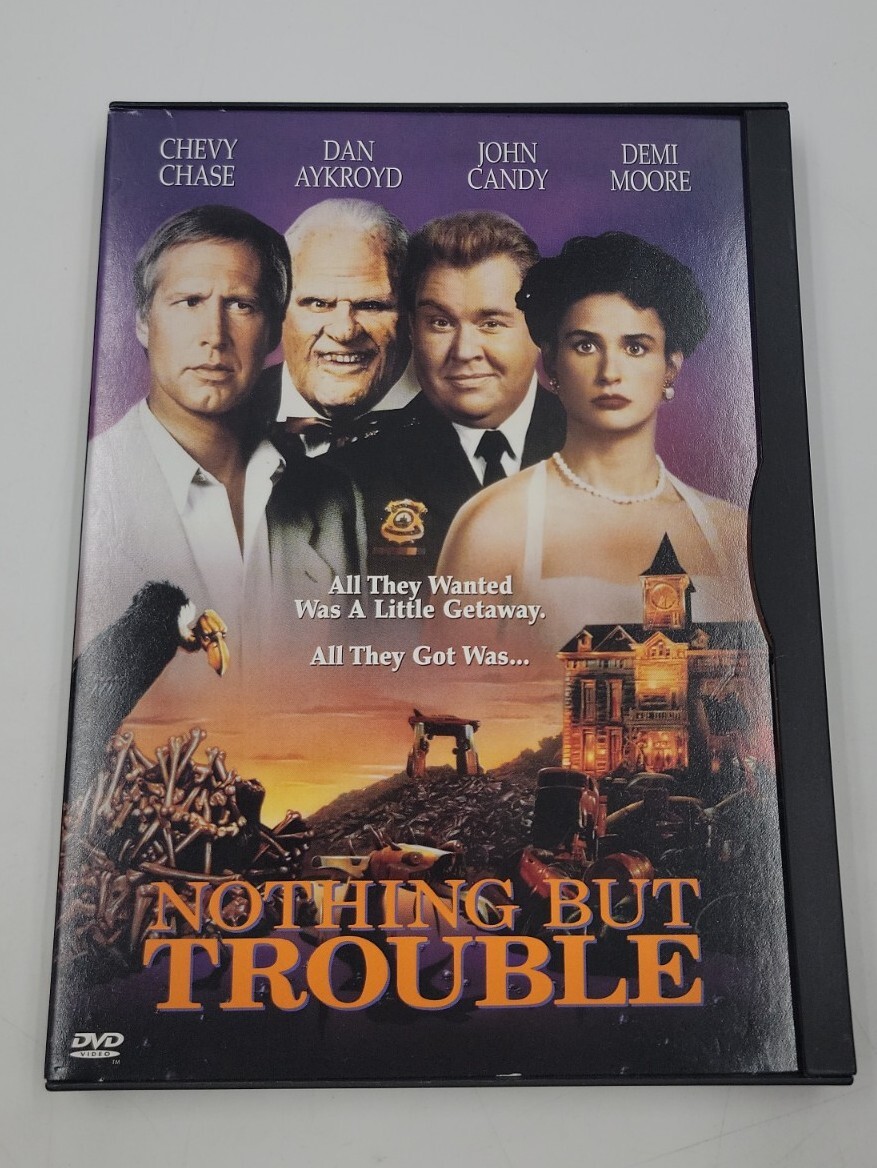 Nothing but Trouble (DVD, 1991) John Candy, Chevy Chase, Demi