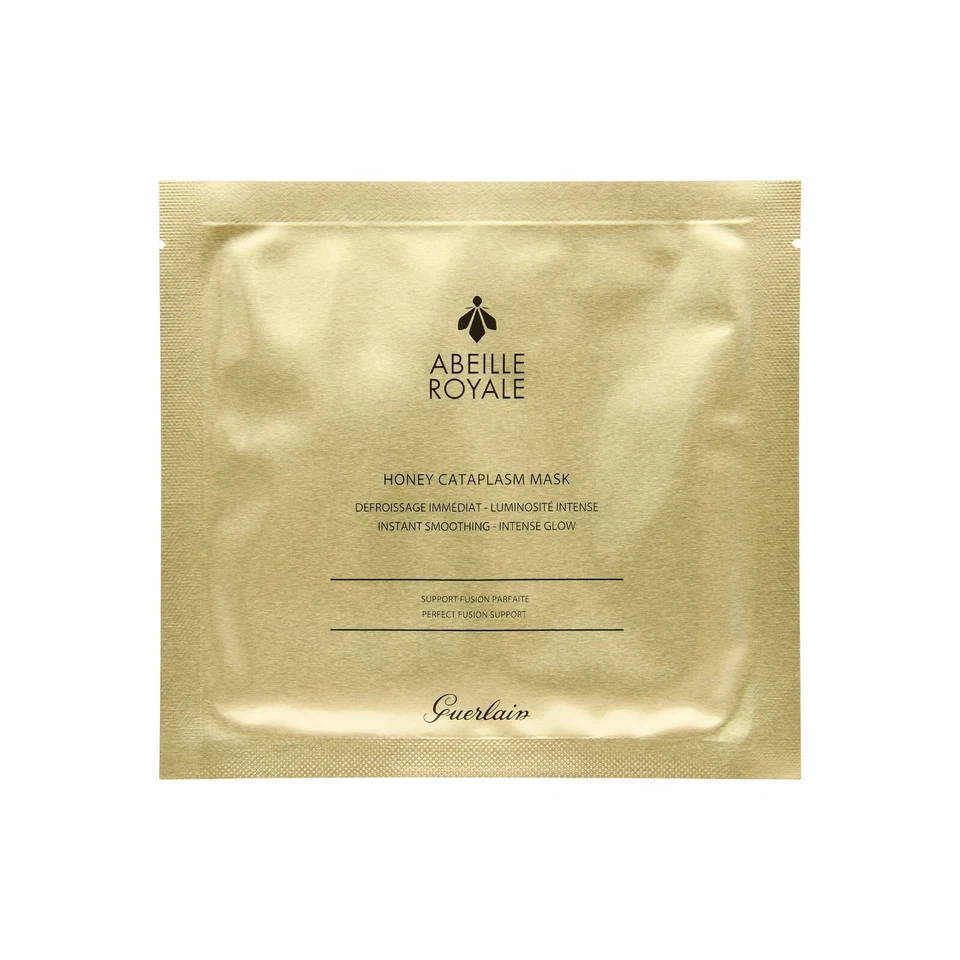 4 PCS Guerlain Abeille Royale HONEY CATAPLASM MASK Smoothing+Moisturizing Burst - Image 2 of 3