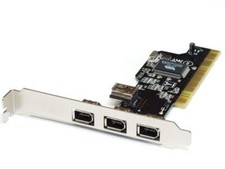 Delock 3 1 Port Firewire PCI Computer Interface Adapter Card N89165
