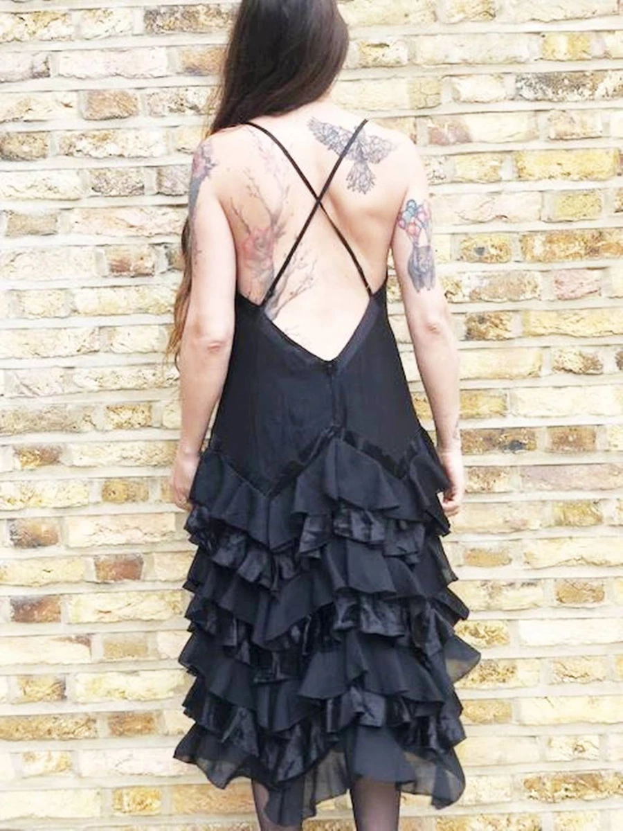 Reiss backless cheap dress