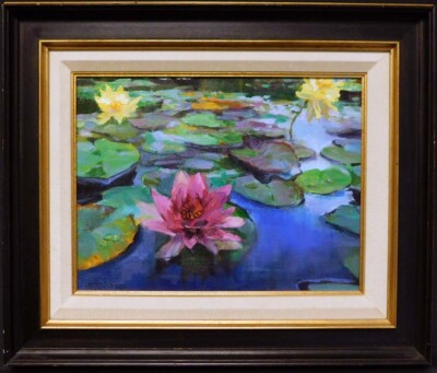 Eric Wallis ''A Pink One'' Original Oil custom Framed  Hand Signed Make an Offer