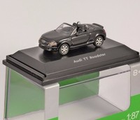 Audi Tt Roadster In Black 1/87 Scale Model Welly Audi Tt Roadster In Black 1/87 Scale Model Welly