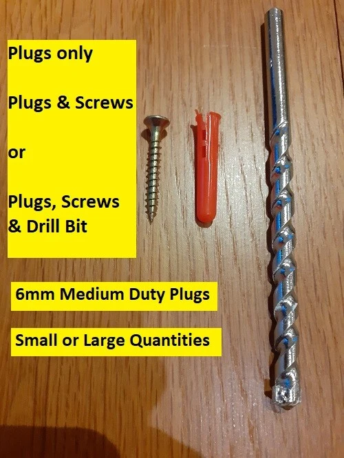 RAWL PLUGS Correct Hole Size Screw Size Every Time! Not Raw