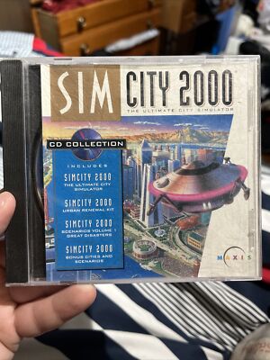 SiM CDコレクション SimCity 2000: CD Collection (PC, 1994)(SEALED BIG RETAIL BOX