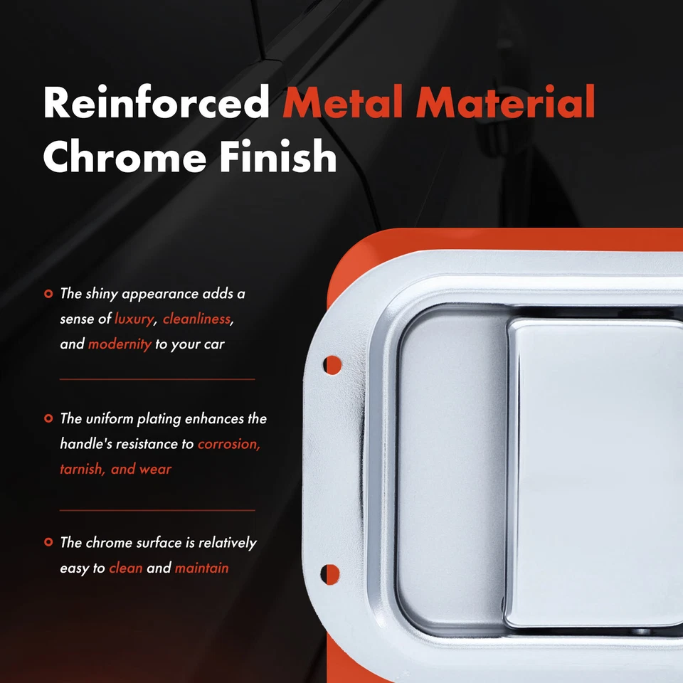 Driver Side Chrome Interior Door Handle for Peterbilt 330 1995-2005 357 378 362 - Image 4 of 4