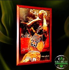 *NBA MICHAEL JORDAN CHICAGO BULLS SIGNED AUTOGRAPHED STEPHEN HOLLAND SIGNED LIMI