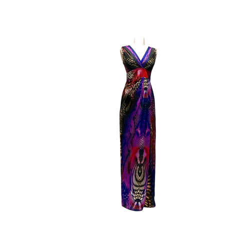 Boston Proper Multicolor A-Line Midi Dress - Size 0 - Bild 1 von 4