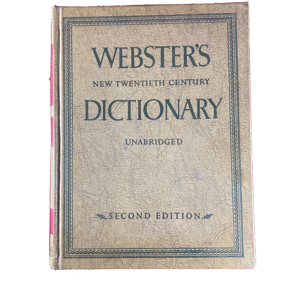 Vintage Large 1966 Webster's New Twentieth Century