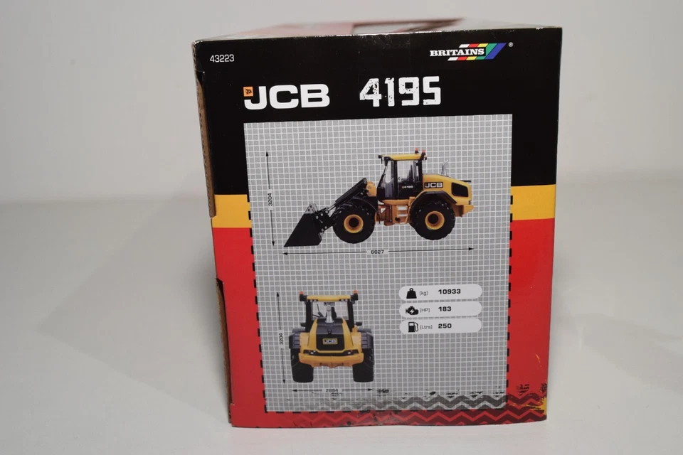 CARGADORA DE RUEDAS PALA B4 1:32 GRAN Bretaña 43223 jcb 419s 419 s sin usar, en caja 2 Foto 3 de 4