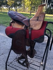 Horse Western Saddle Wood And Leather Paso Fino