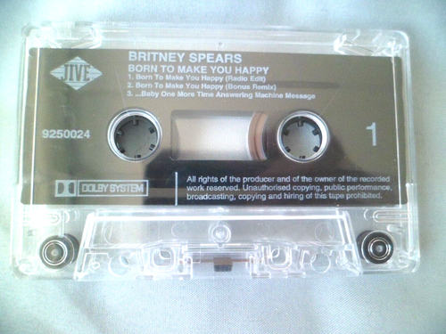 BRITNEY SPEARS - BORN TO MAKE YOU HAPPY ~ 1999 ZOMBA 3 TRACKS MINT - Picture 11 of 11