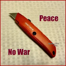 CRAFTSMAN Retractable Utility Knife - 6 Blades - Box Cutter - Lightweight - NEW