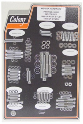 Engine Powertrain Allen Hardware Bolts Nut Kit For 71-76 Harley Sportster 06535