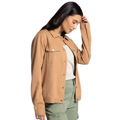 Thread & Supply Dark Khaki Amberleigh Shacket Size Medium
