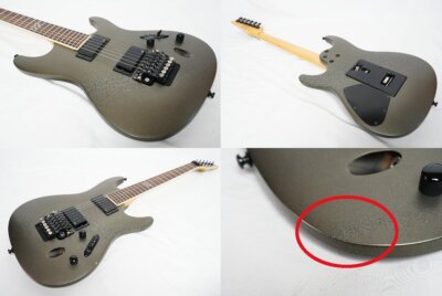 Electric Guitar Ibanez S520EX MGF Metallic Gray Flat 2007