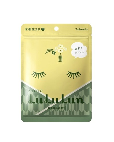 Lululun Kyoto Lululun Tea Flower Scent Face Mask Pack 7 sheets x 5