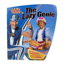Childrens Book Lazy Town Paper Back Reading Kids The Lazy Genie