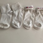 Vintage Wt. Thin Cotton LOW CUT SOCKS U.S.A. Logo Size 7-9 12,Kids Unisex 3prs. — photo 1