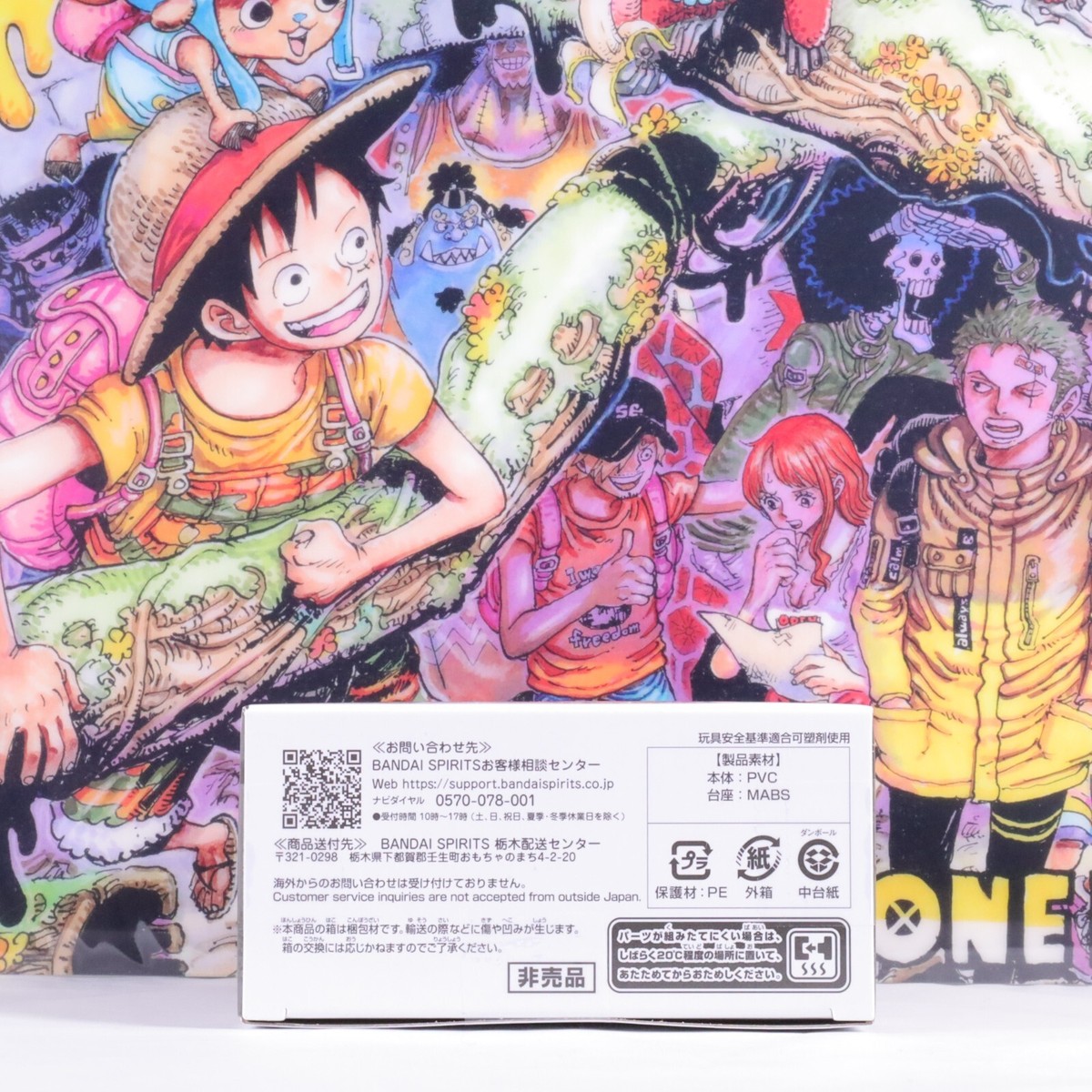 One Piece Figure WCF Eiichiro Oda's Left-Hand Luffy & Female Luffy