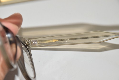 Vtg Welsh 2744 Smoke Spectacle Goggles Unibridge Safety Glasses MFG 5-1/2" WM - Picture 11 of 11