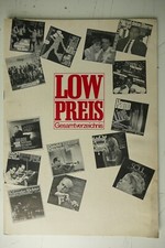 Low Preis Gesamtverzeichnis Schallplatten Katalog 42 Seiten H-26715