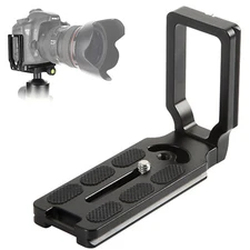 L Bracket Vertical Horizontal Tripod Quick Release Plate for DSLR Camera GoPro