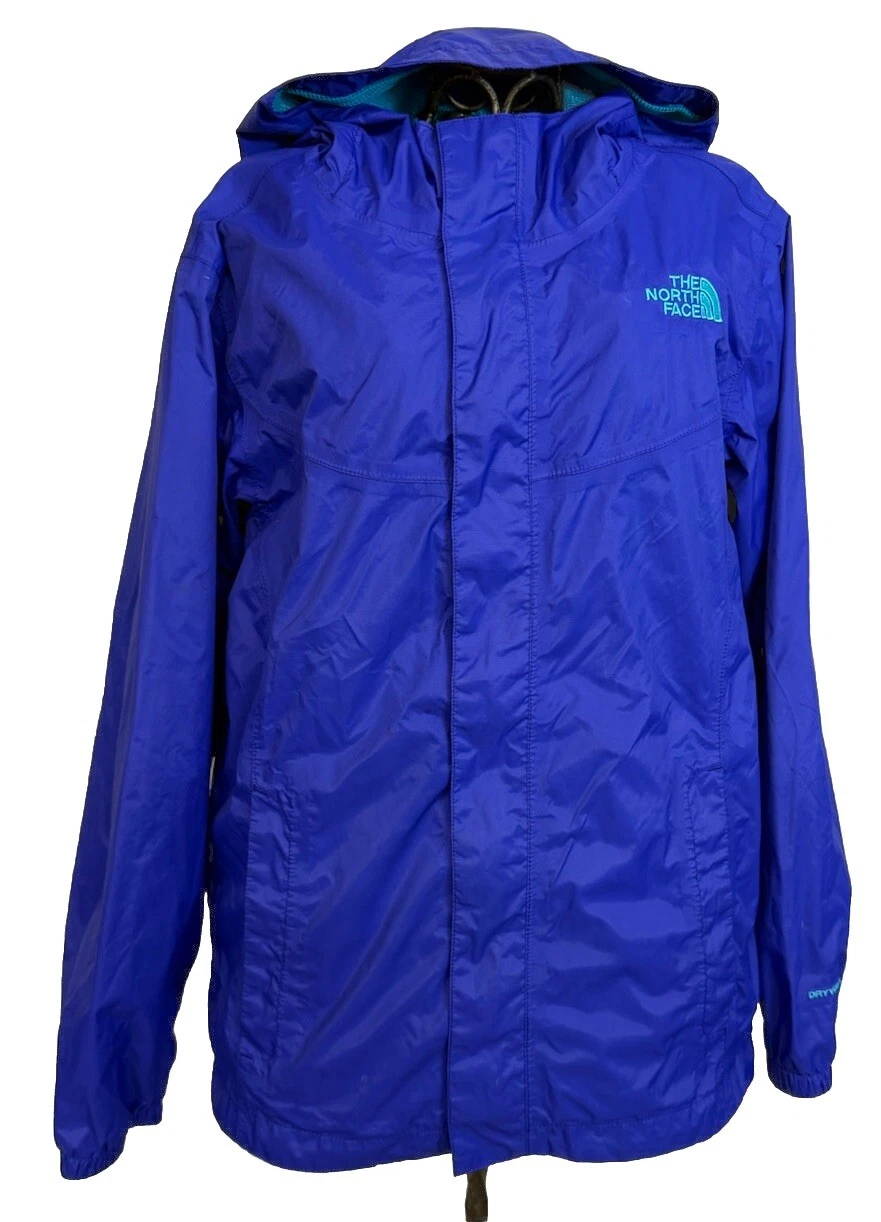 The North Face Girl’s Hyvent Rain Jacket Blue Size Large 14/16