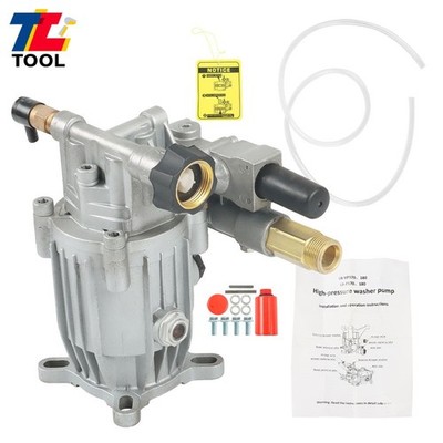 Pressure Washer Pump Horizontal 3/4''Shaft - MAX 3000 PSI Oil Sealed 2.5 GPM