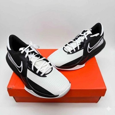Nike Precision VI Basketball Shoes Mens 11 Black White DD9535-007 Low Top