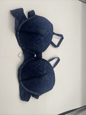 Adore Me Bra 36C Demi Cup Bra Medium Violet Blue