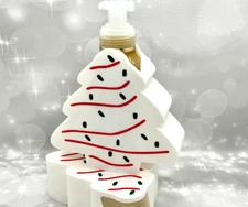 Christmas Tree Cake Bath and Body Works Soap Dispenser B&BW