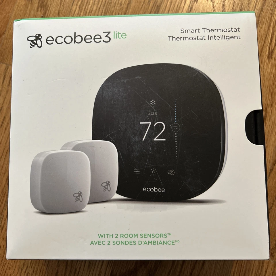 Ecobee3 Lite WiFi Smart Thermostat - Black - Image 3 of 3