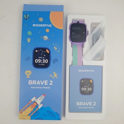 BIGGERFIVE Brave 2 Kids Smart Watch, 1.8''  Pedometer, Heart Rate Sleep Lilac New