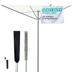 LIVIVO Rotary Washing Line 45m with Cover and Spike