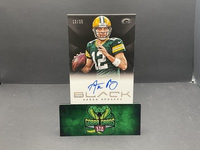 2013 Panini Black Aaron Rodgers #2 13/25