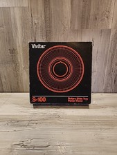 Vivitar S-100 Rotary Slide Tray in Original Box Holds 100 2X2 Slides With Slides