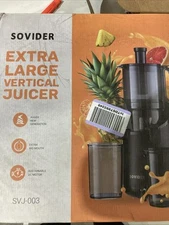 Sovider Slow Masticating Juicer Extra Large Feeding Chute High Juice Yield
