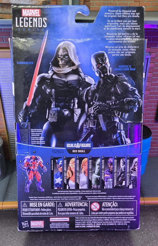 Marvel Legends Avengers Villain Taskmaster 6" Onslaught Red Skull BAF Wave NUEVO Foto 3 de 3