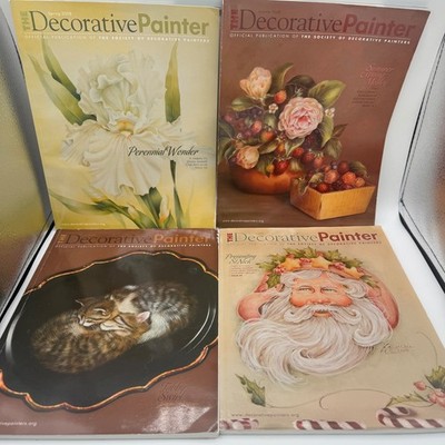 The Decorative Painter Magazine 2008 Complete Year Set 4 Issues Society Painters