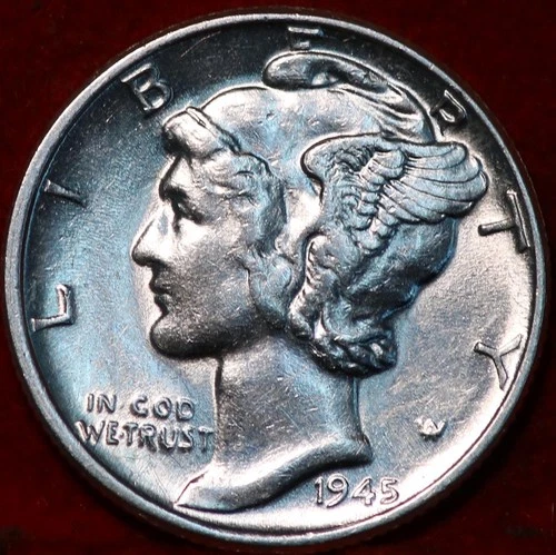 1945-P Mercury Dime — photo from another recent sale