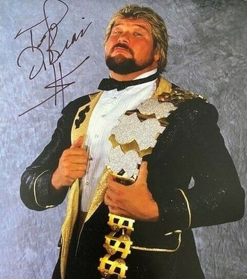 Ted DiBiase Million Dollar Man Autographed 8x10