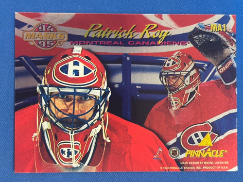1994-95 Pinnacle Masks #MA1 PATRICK ROY * Canadiens - Picture 2 of 2